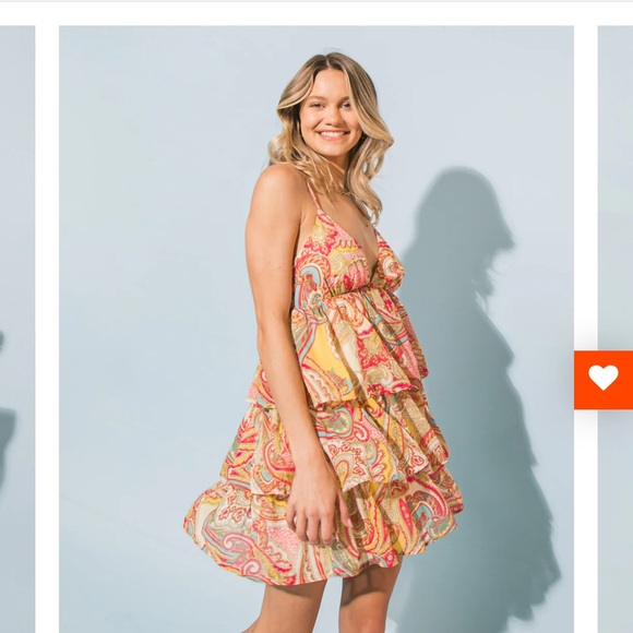 SANDS HARBOR WOVEN MINI DRESS Summer Dress Tired dress Paisley Dress - Picture 3 of 8